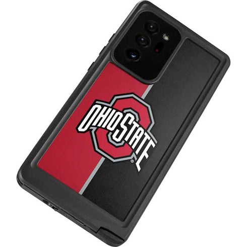 Ohio State University OSU Buckeyes Split Galaxy Note20 Ultra 5G Waterproof Case